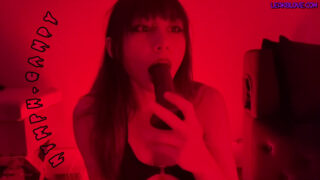 Candy Nymph – POV Deepthroating Dildo
