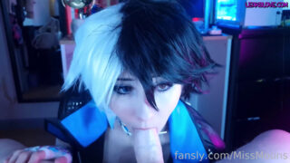 MissMoons – Pervy Roommate Wanted To See My Luna Snow Cosplay